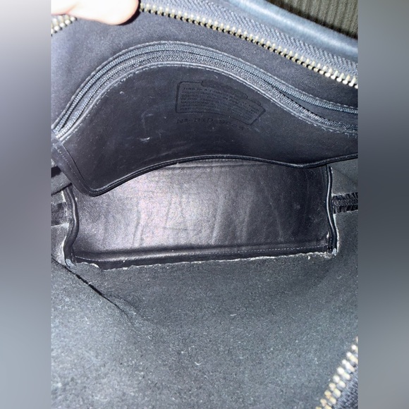 VTG Coach Legacy Charcoal Leather Shoulder Bag with Silver Hardware D1D-9058 - Picture 15 of 16